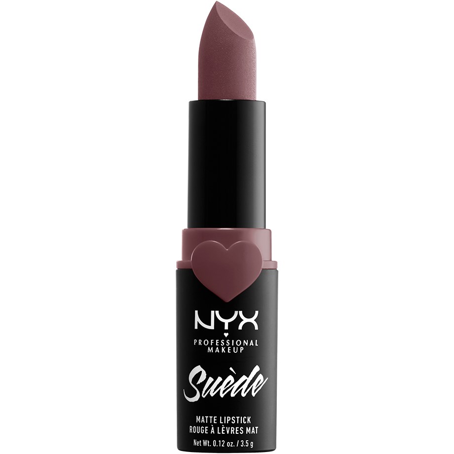Läs mer om NYX PROFESSIONAL MAKEUP Suede Matte Lipstick Lavender and Lace