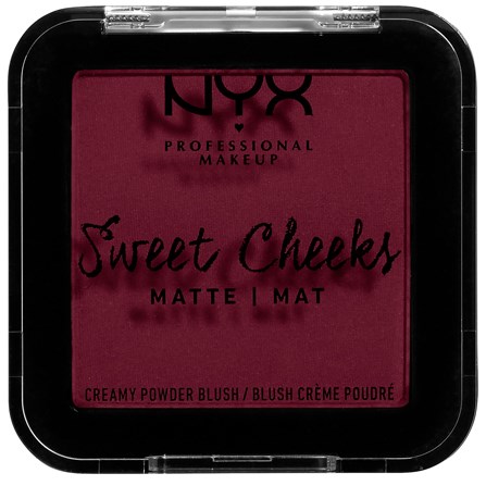 NYX PROFESSIONAL MAKEUP Sweet Cheeks Creamy Powder Blush Matte Red Rio