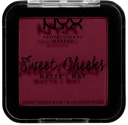 NYX PROFESSIONAL MAKEUP Sweet Cheeks Creamy Powder Blush Matte Red Riot