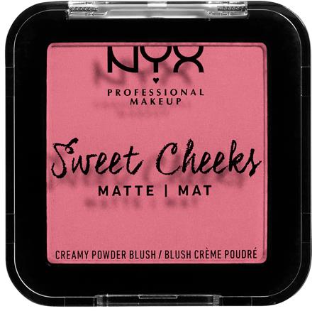 NYX PROFESSIONAL MAKEUP Sweet Cheeks Creamy Powder Blush Matte Rose & Play