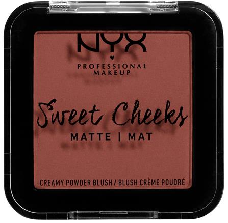 NYX PROFESSIONAL MAKEUP Sweet Cheeks Creamy Powder Blush Matte Totally Chill