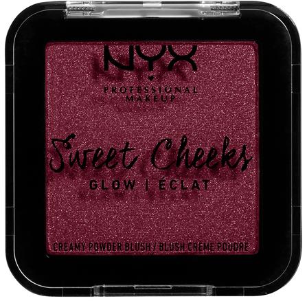 NYX PROFESSIONAL MAKEUP Sweet Cheeks Creamy Powder Blush Glowy Red Riot