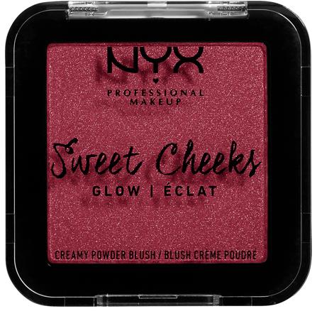NYX PROFESSIONAL MAKEUP Sweet Cheeks Creamy Powder Blush Glowy Risky Business