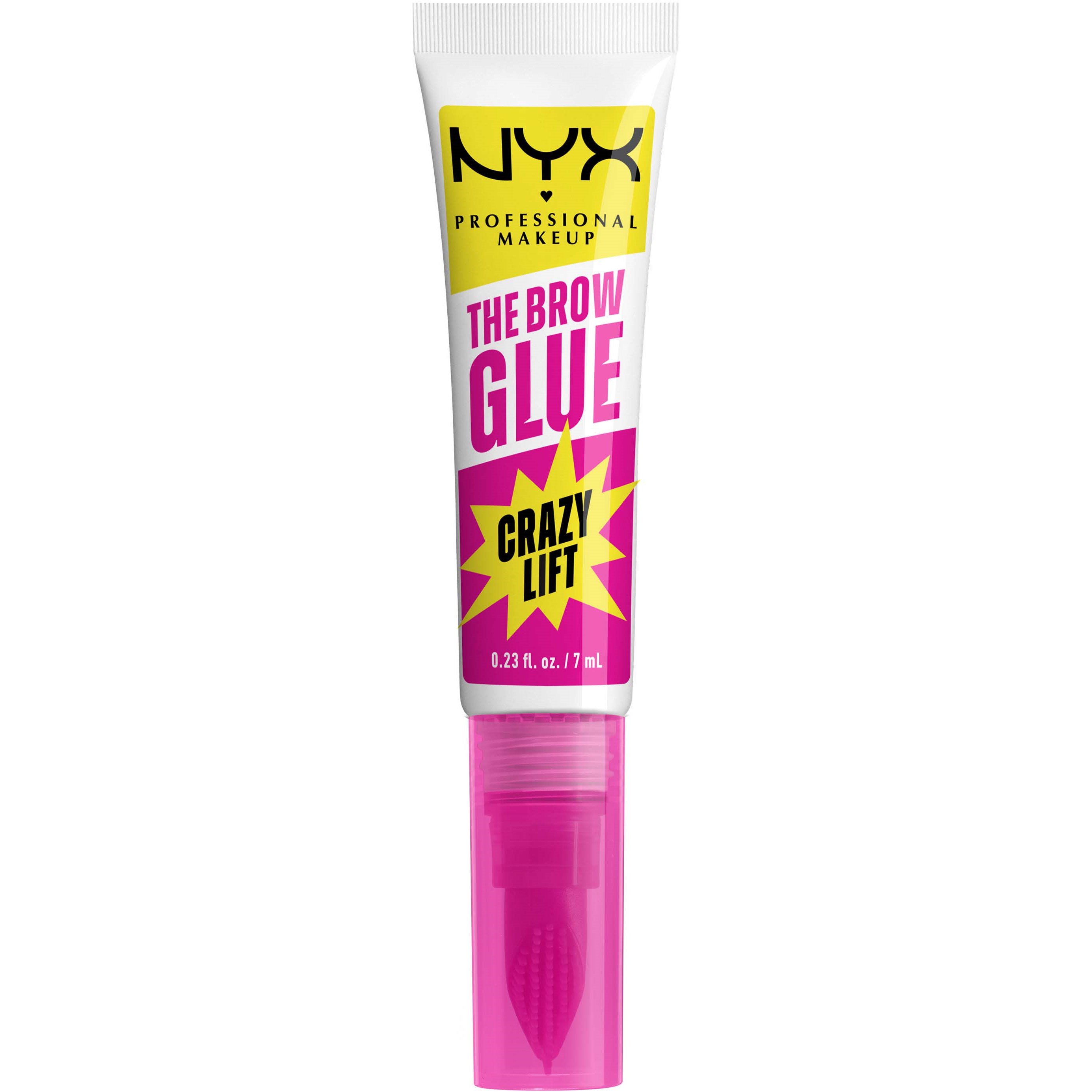 NYX PROFESSIONAL MAKEUP The Brow Glue Crazy Lift Lamination Gel 01 Tra (obrázok 10)