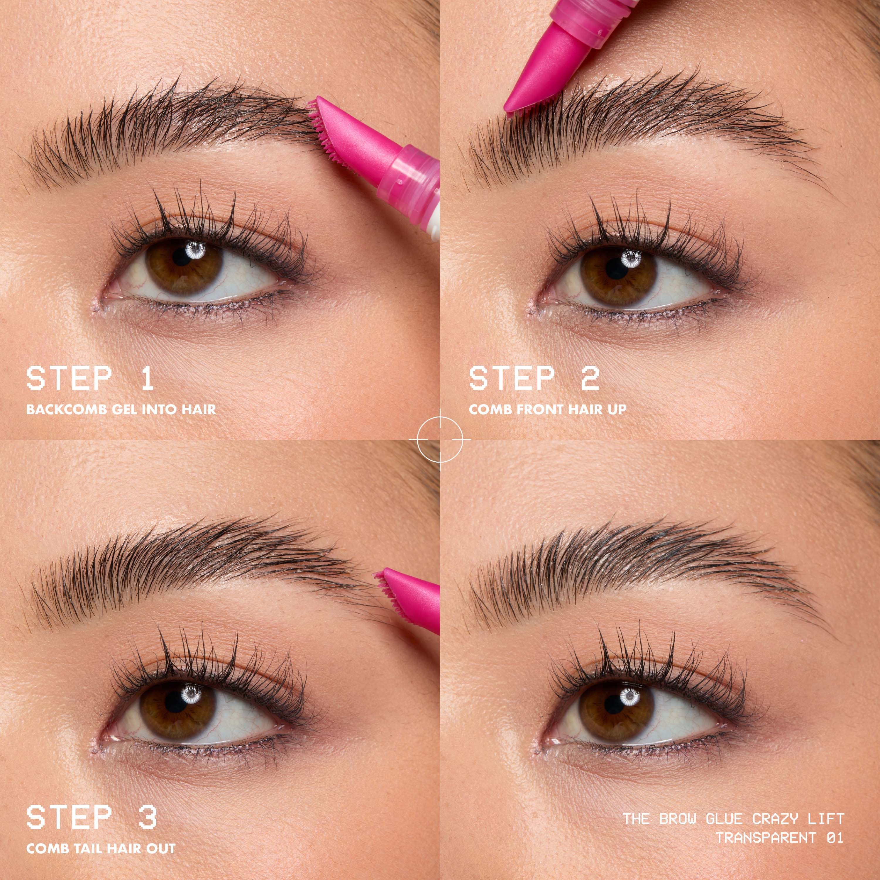 NYX PROFESSIONAL MAKEUP The Brow Glue Crazy Lift Lamination Gel 01 Tra (obrázok 5)