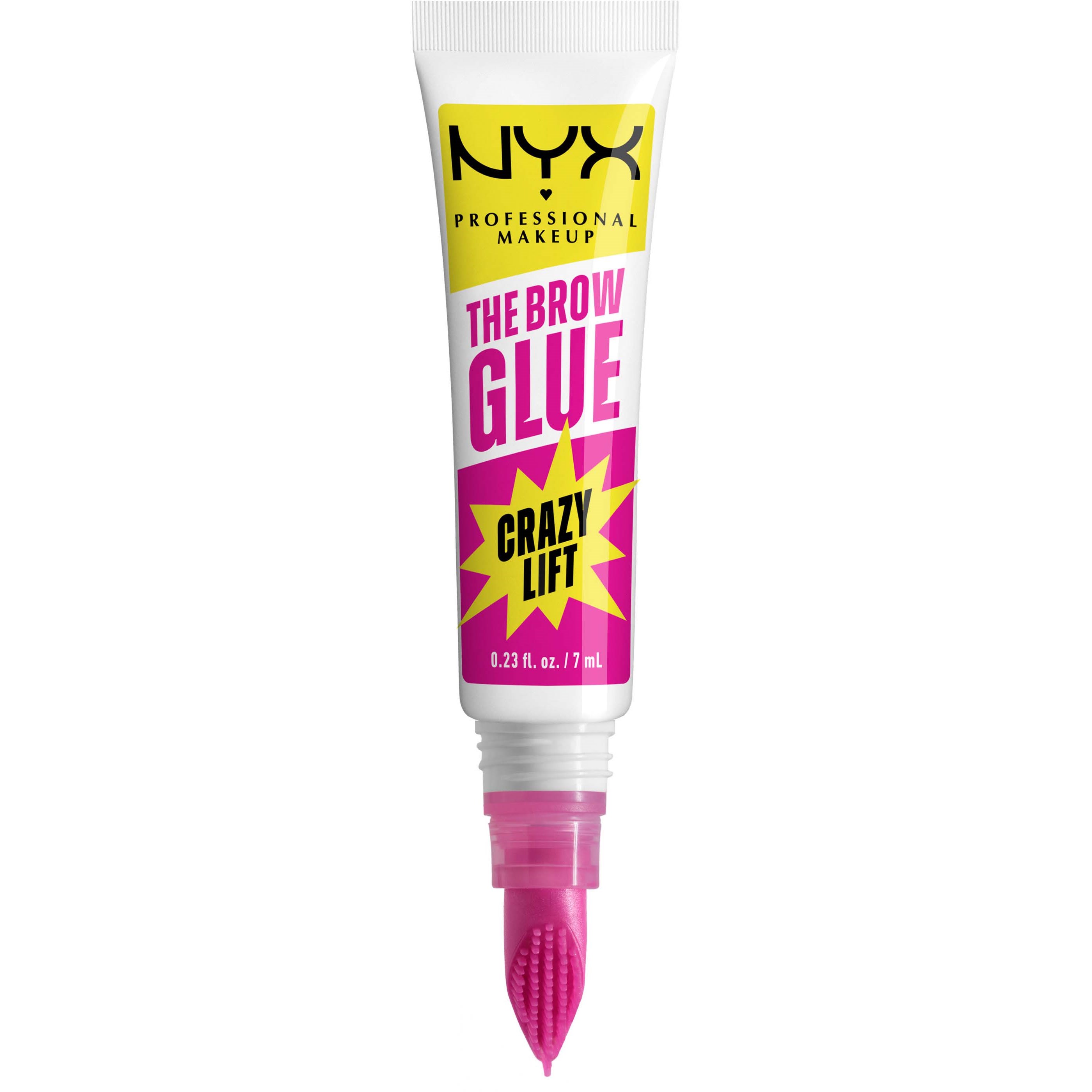 NYX PROFESSIONAL MAKEUP The Brow Glue Crazy Lift Lamination Gel 01 Transparent