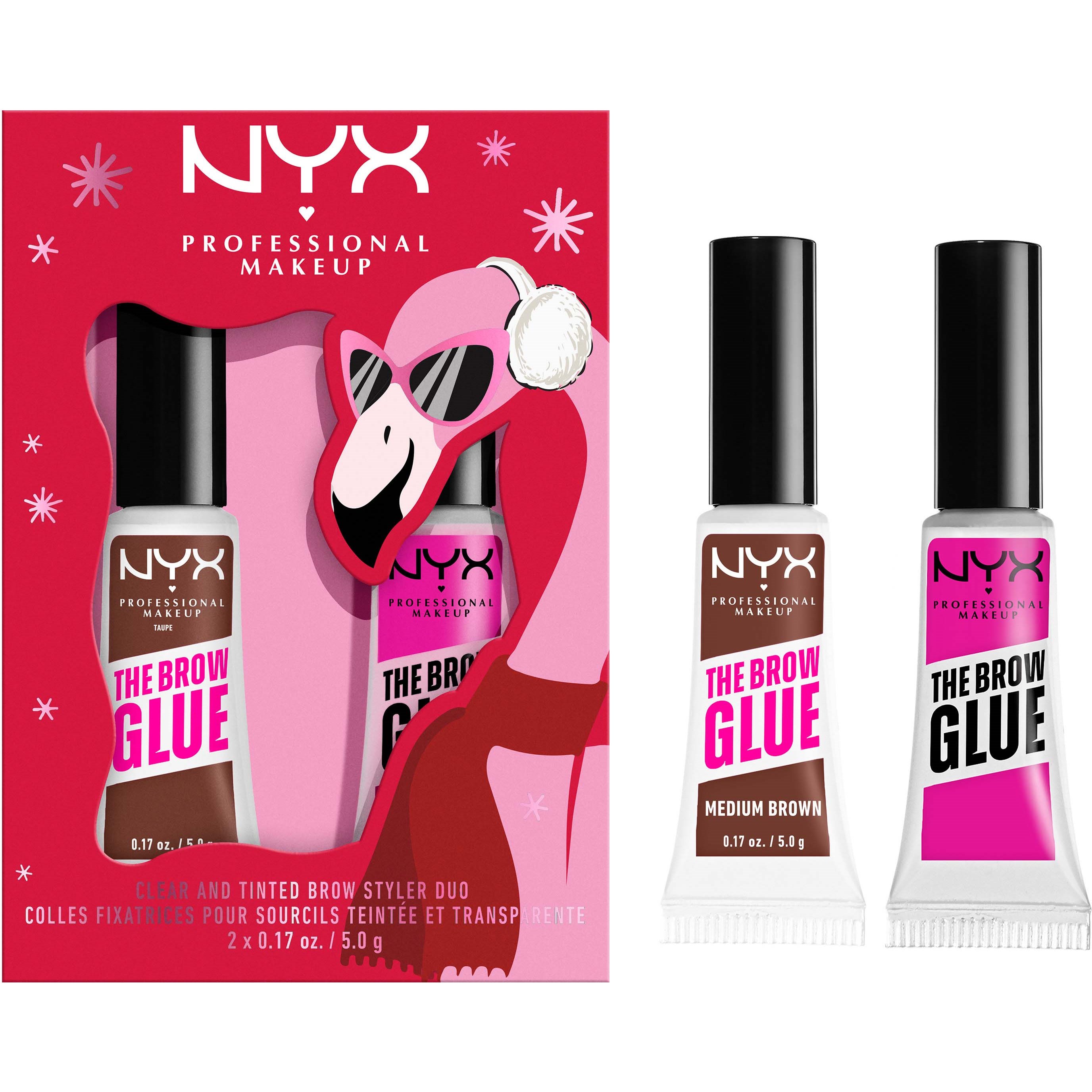 NYX PROFESSIONAL MAKEUP The Brow Glue Duo Gift Box