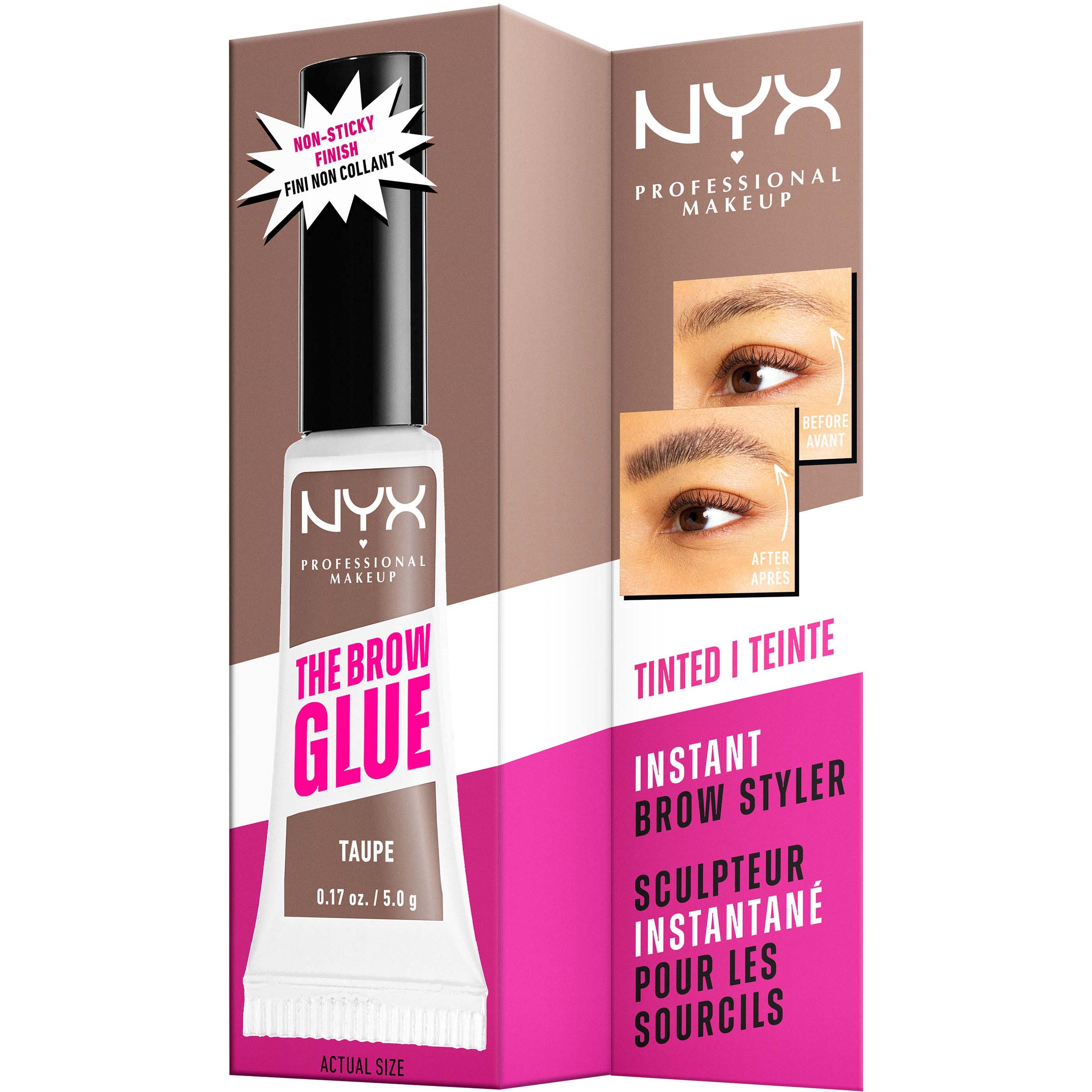 NYX PROFESSIONAL MAKEUP The Brow Glue Lamination Gel 02 Taupe (obrázok 8)