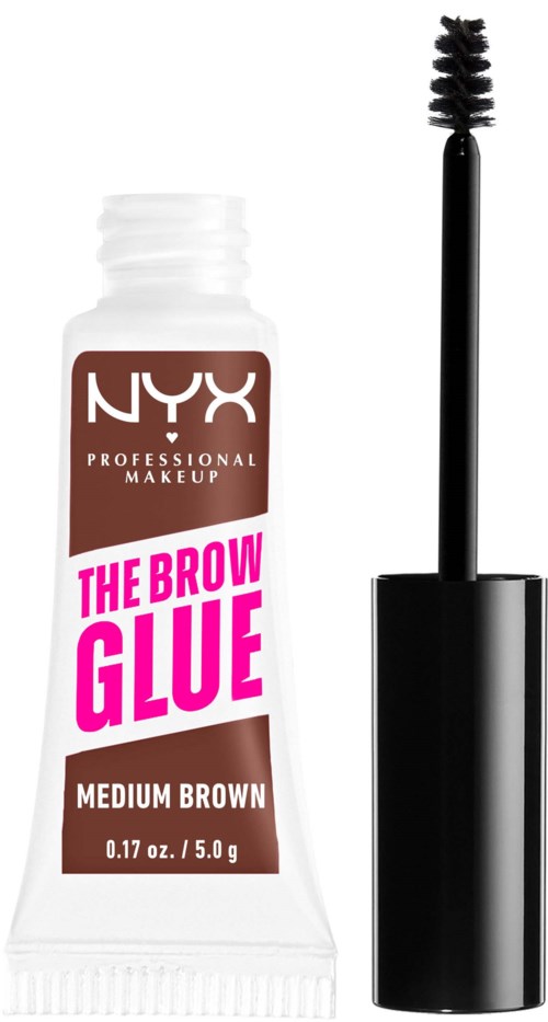 NYX PROFESSIONAL MAKEUP The Brow Glue Instant Brow Styler 03 Medium Brown