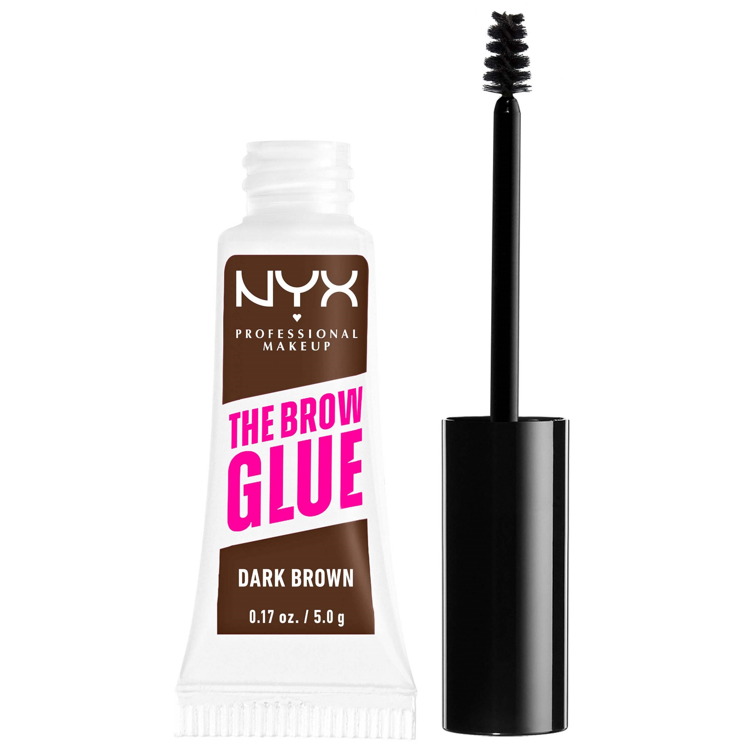 NYX PROFESSIONAL MAKEUP The Brow Glue Lamination Gel 04 Dark Brow billede