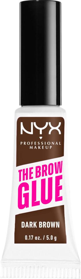 NYX Professional Makeup The Brow Glue Instant Brow Styler 04 Dark Brown 5 g
