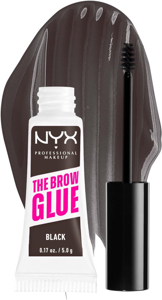 NYX Professional Makeup The Brow Glue Instant Brow Styler 05 Black 5 g