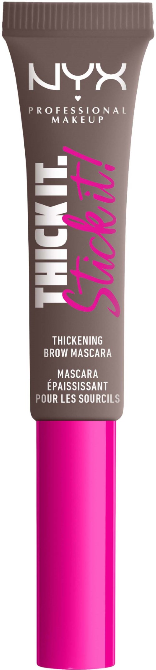 NYX PROFESSIONAL MAKEUP Thick it. Stick it! Brow Mascara  Cool Ash Brown