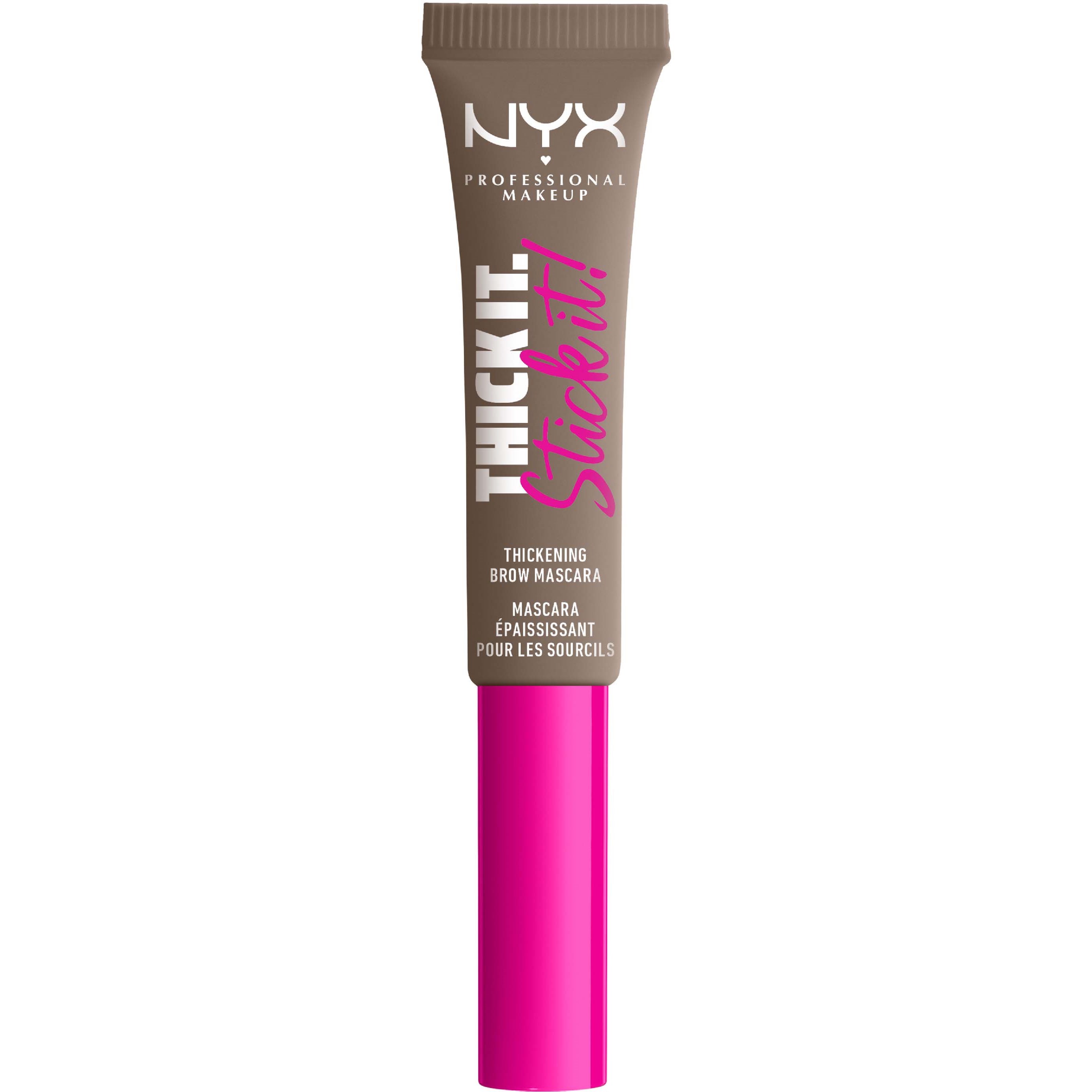 NYX PROFESSIONAL MAKEUP Thick it. Stick it! Brow Mascara - Tusz do brw (obrázok 4)