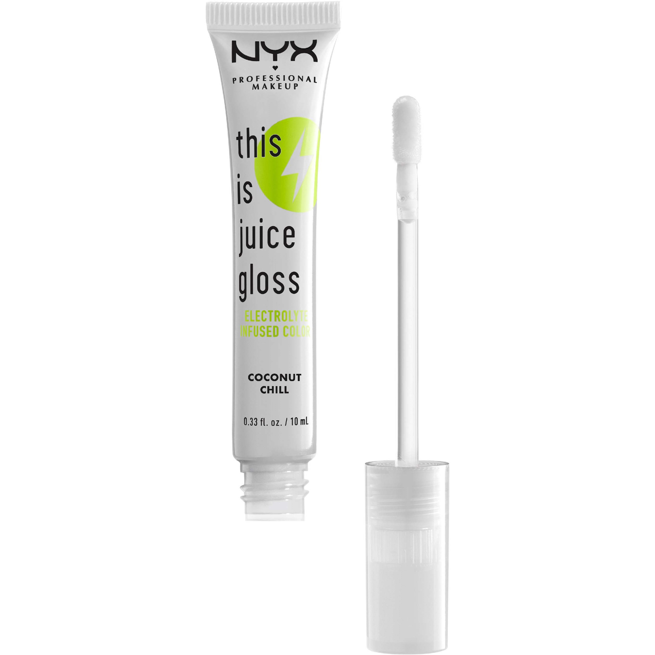 NYX PROFESSIONAL MAKEUP This Is Juice Gloss Coconut Chill