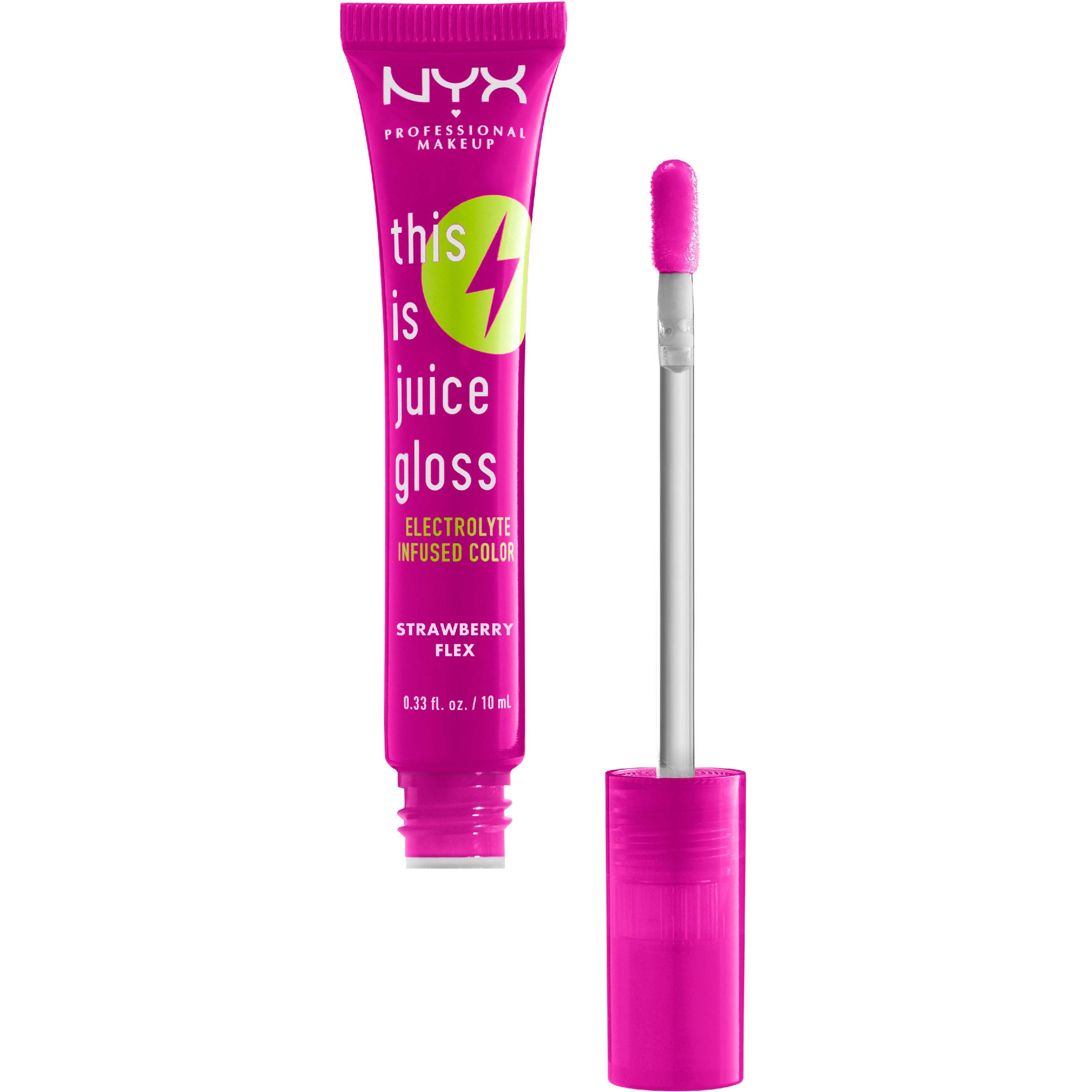 NYX PROFESSIONAL MAKEUP This Is Juice Gloss Strawberry Flex