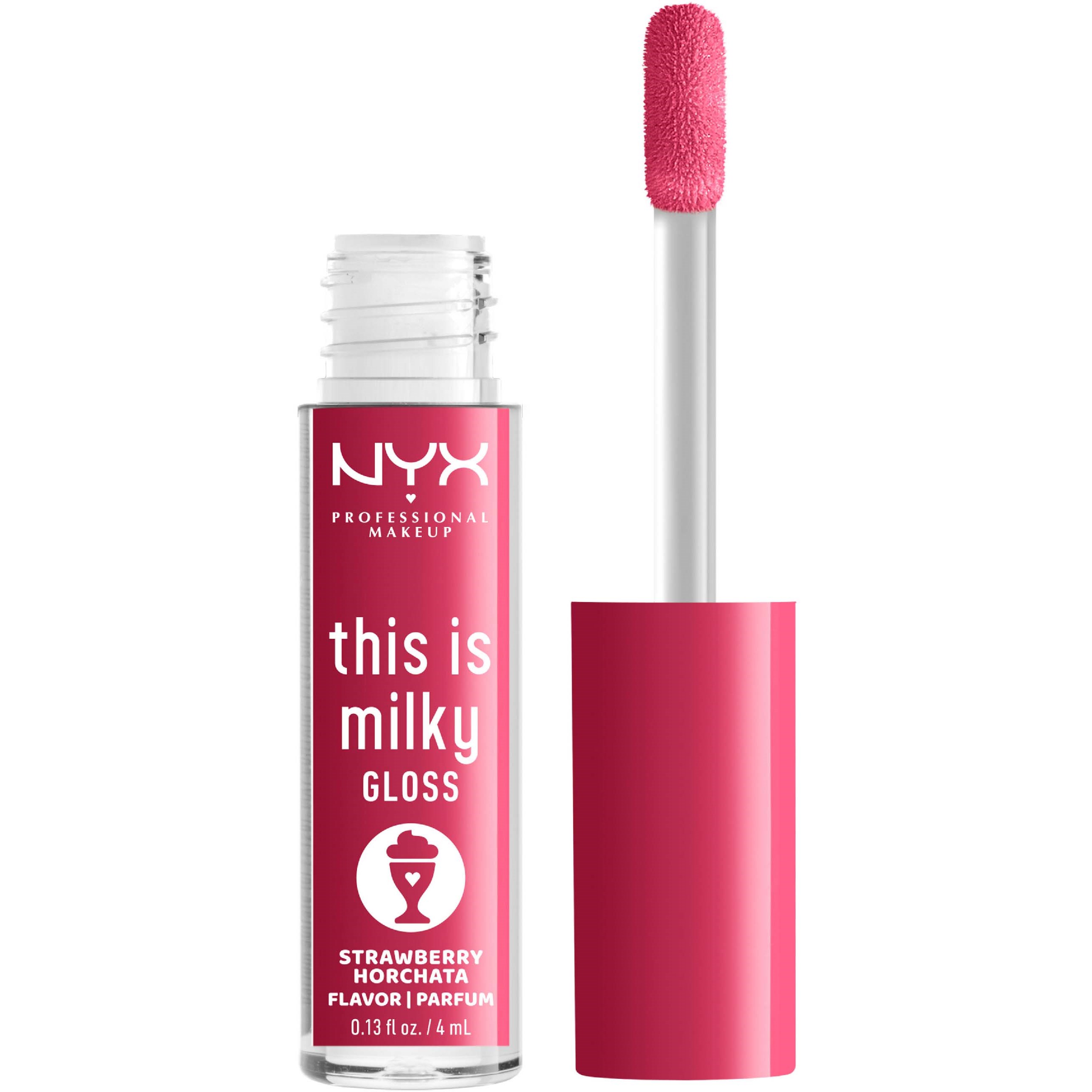NYX PROFESSIONAL MAKEUP This Is Milky Gloss 10 Strawberry Horchata