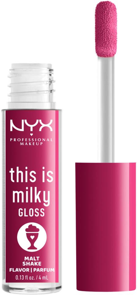 NYX Professional Makeup THIS IS MILKY GLOSS 12 Malt Shake 4ml