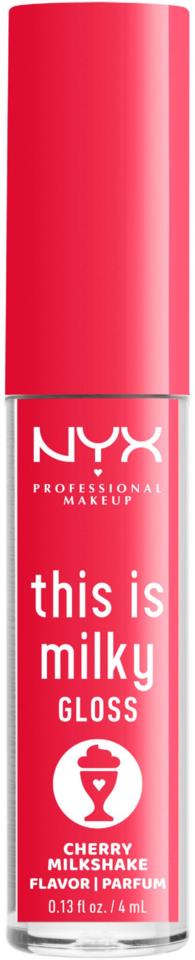 NYX Professional Makeup THIS IS MILKY GLOSS 13 Cherry Milk Shake 4ml
