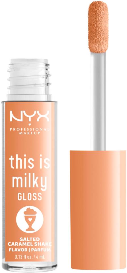 NYX Professional Makeup THIS IS MILKY GLOSS 18 Salted Caramel Shake 4ml