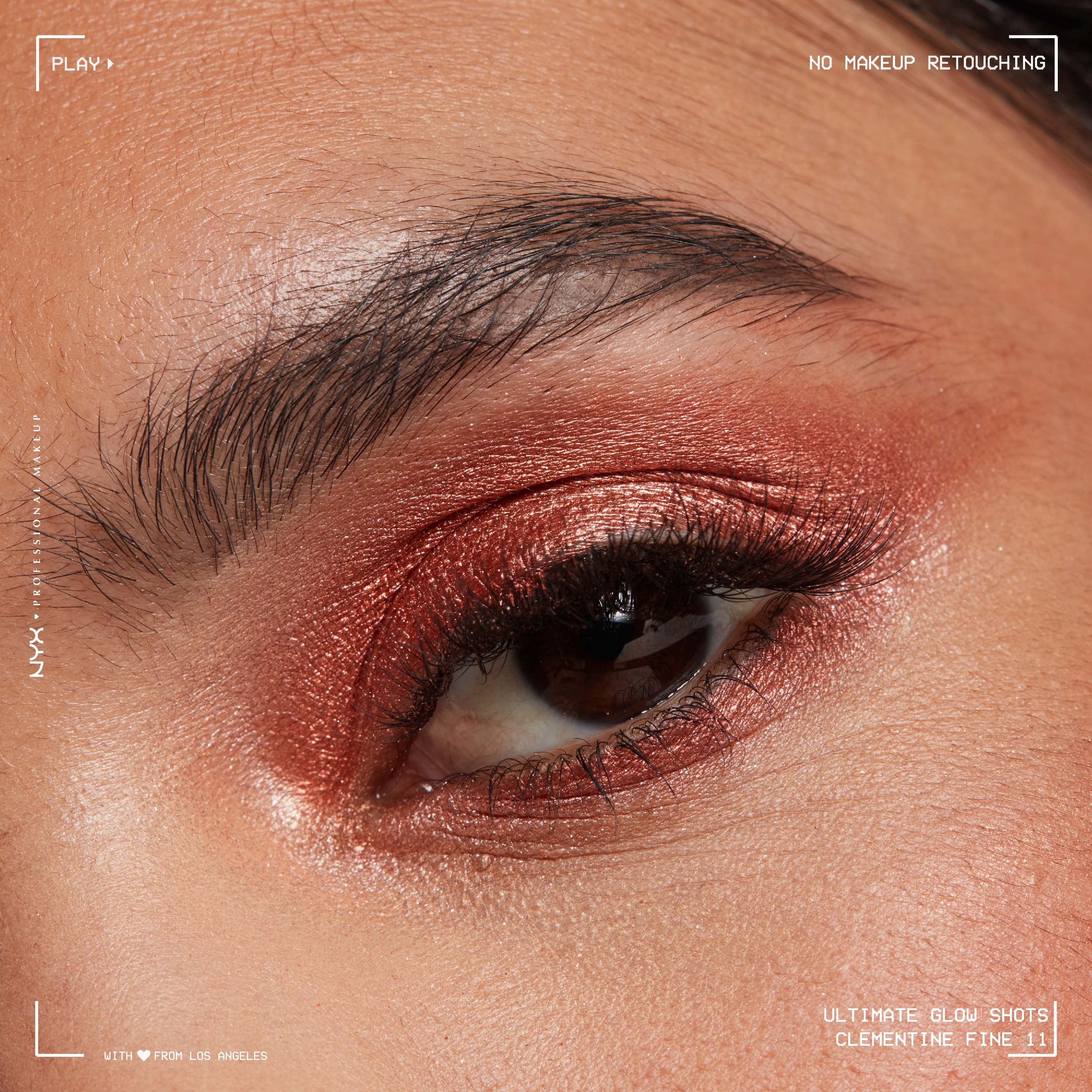 NYX PROFESSIONAL MAKEUP Ultimate Glow Shots 11 Clementine Fine - Cień (obrázok 9)