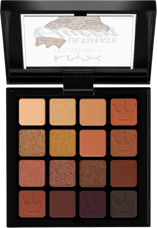 NYX Professional Makeup Ultimate Queen Collection Shadow Palette 16 pan