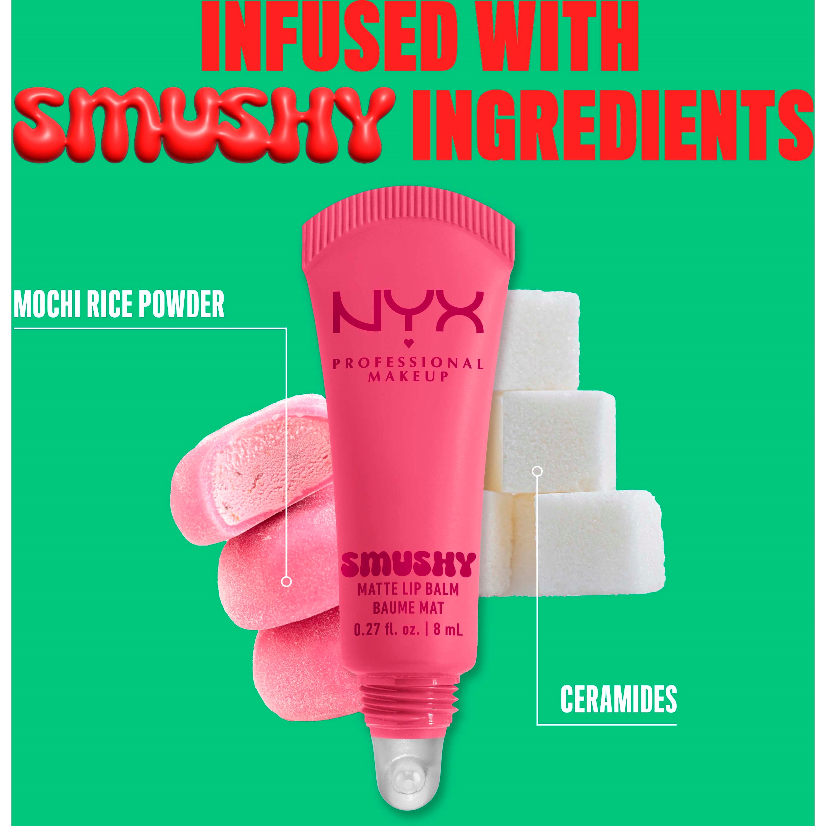 NYX PROFESSIONAL MAKEUP Smushy Matte Lip Balm 2 Swipe Sesh (obrázok 7)