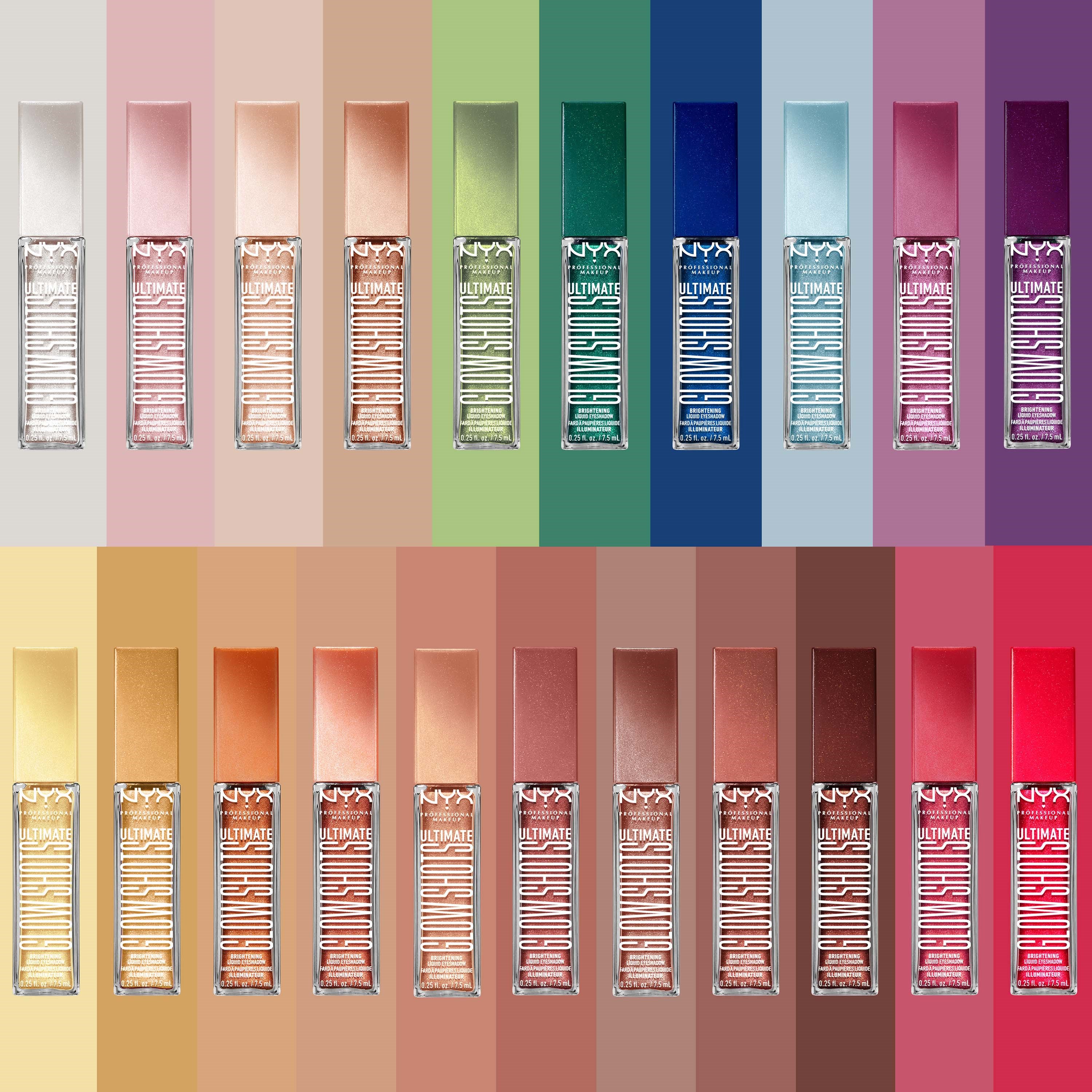 NYX PROFESSIONAL MAKEUP Ultimate Glow Shots - Cień do powiek w płynie (obrázok 6)