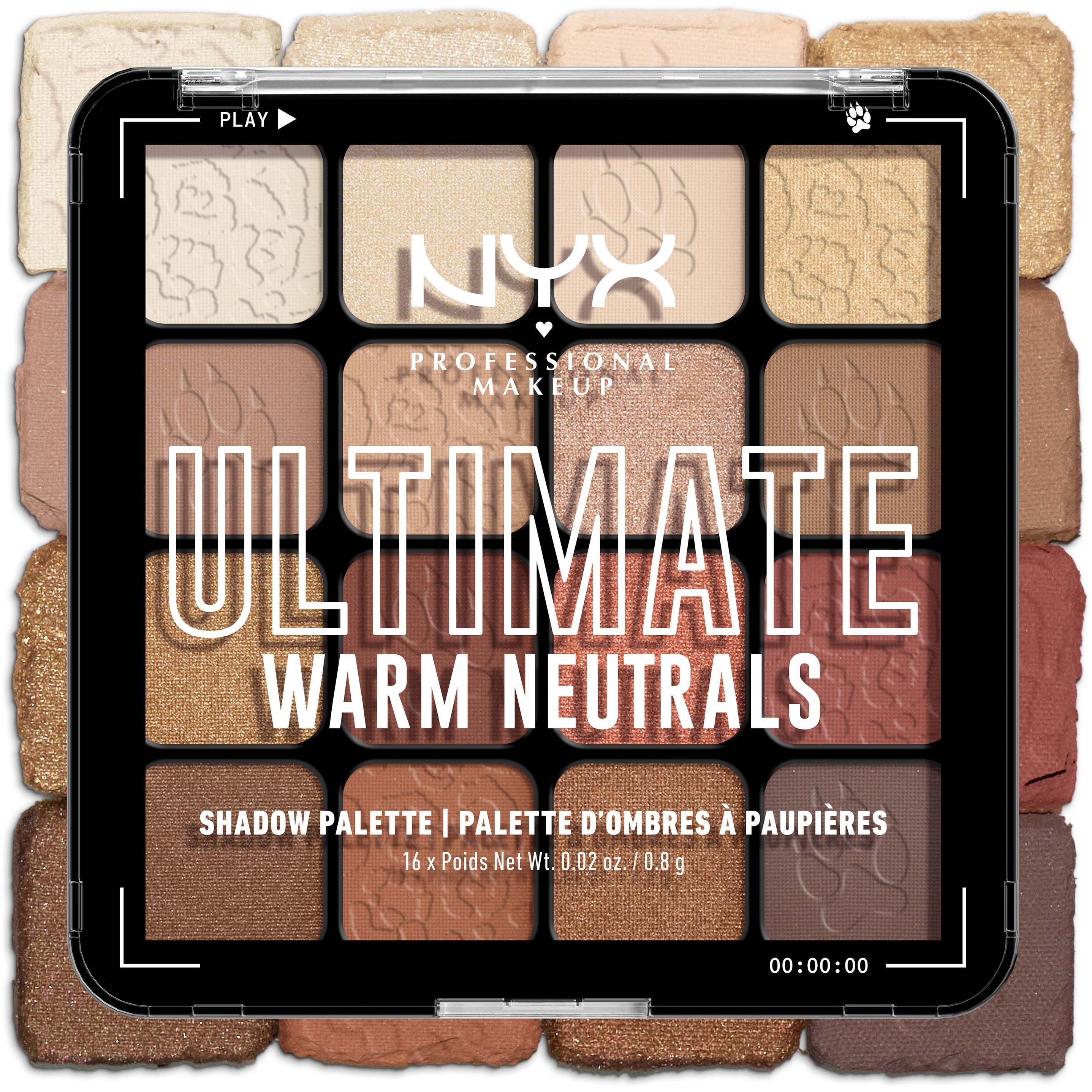 Läs mer om NYX PROFESSIONAL MAKEUP Ultimate Shadow Palette 05W Warm Neutrals