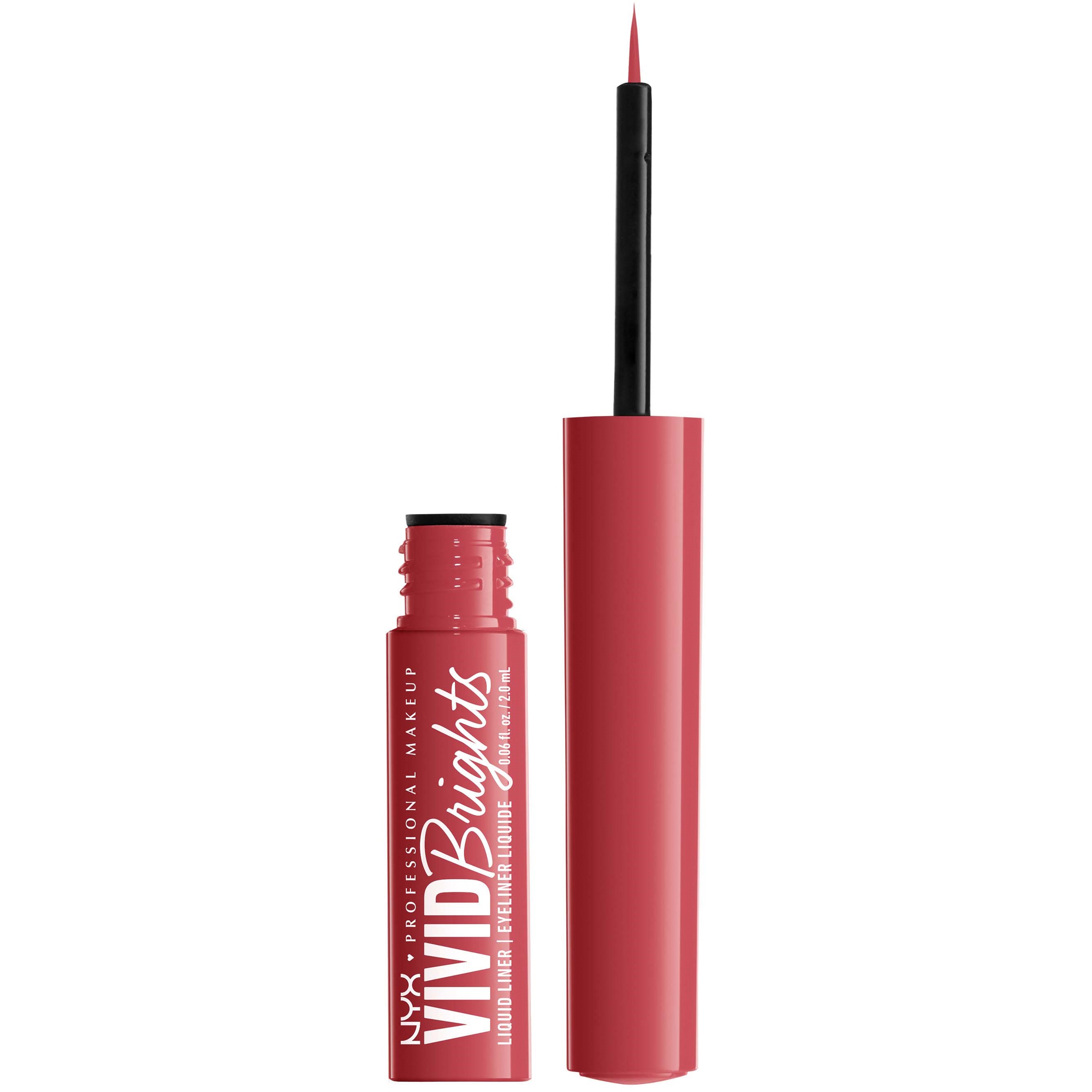 NYX PROFESSIONAL MAKEUP Vivid Brights Liquid Liner 04 On Red billede
