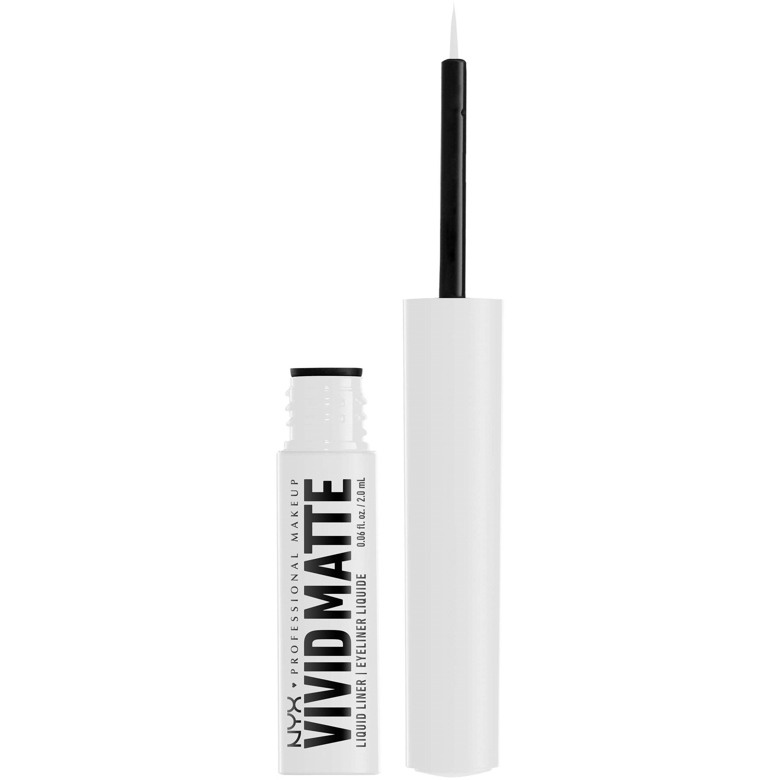 NYX PROFESSIONAL MAKEUP  Vivid Matte Liquid Liner 02 White