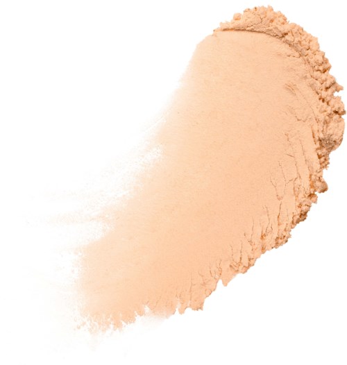 Mjuk rosa pulver spridd med ett grovt kanter, liknande smink eller blush. Enkel och ren presentation.