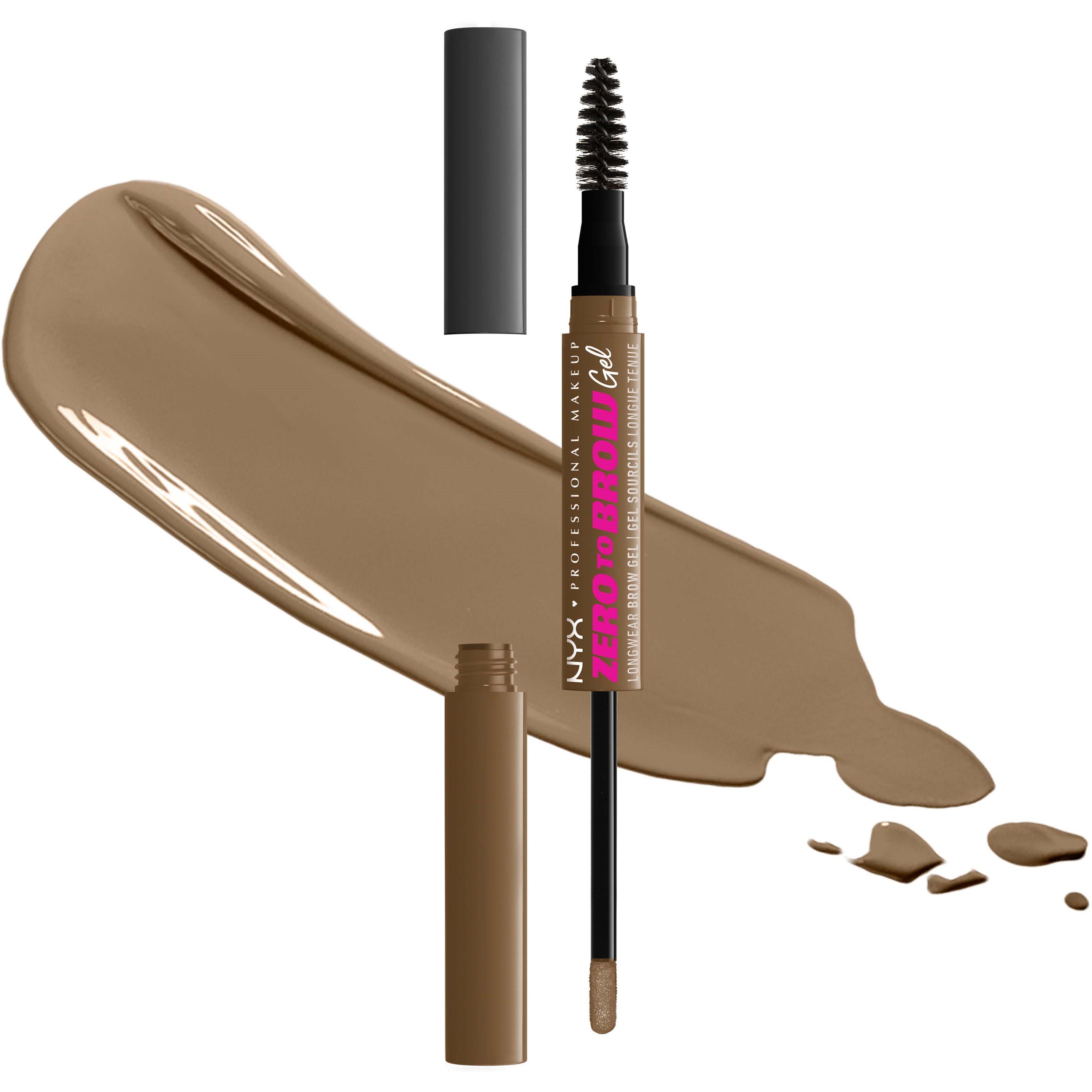 NYX PROFESSIONAL MAKEUP Zero to Brow Longware Brow Gel - Żel do brwi 0