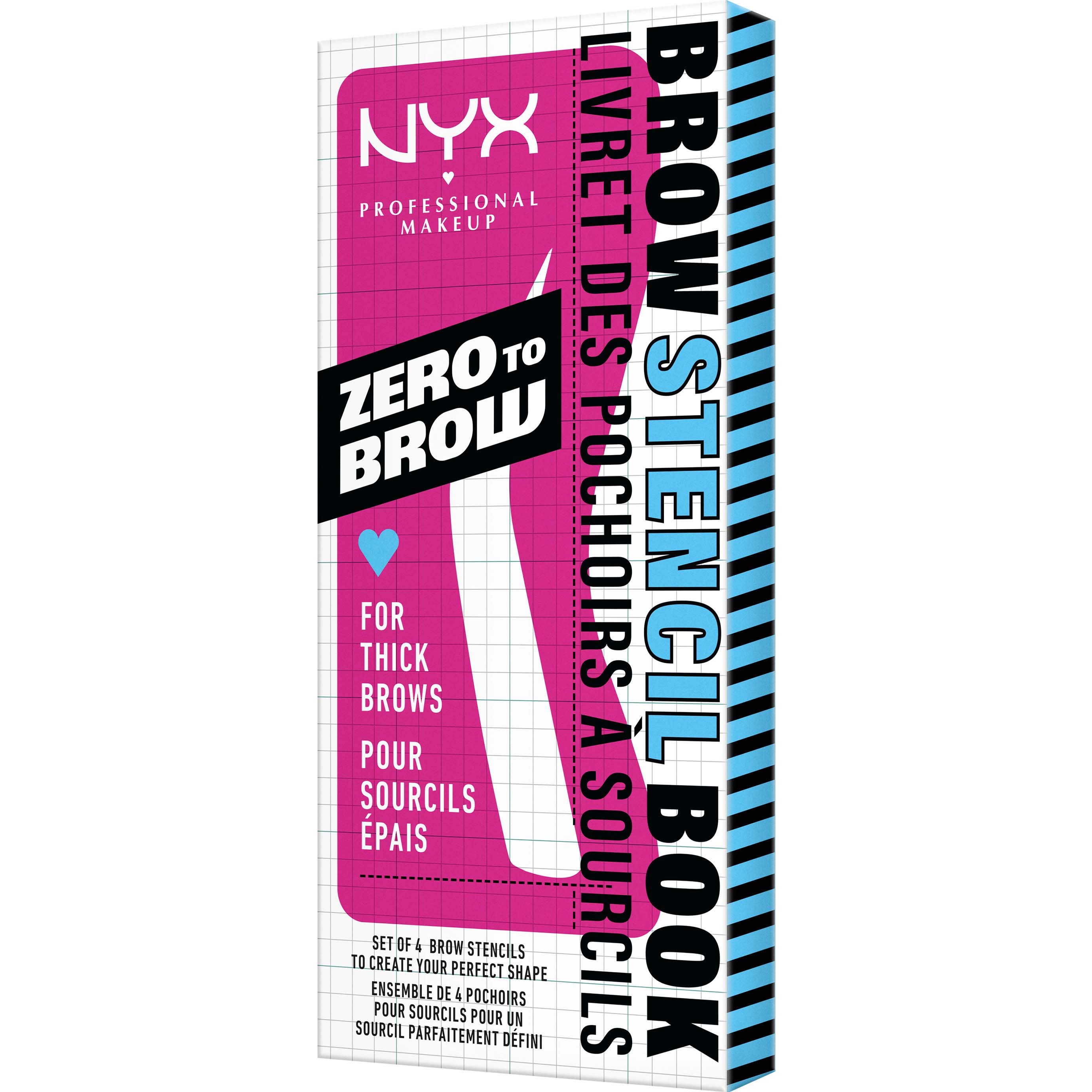 Läs mer om NYX PROFESSIONAL MAKEUP Zero to Brow Stencil Thick Brows