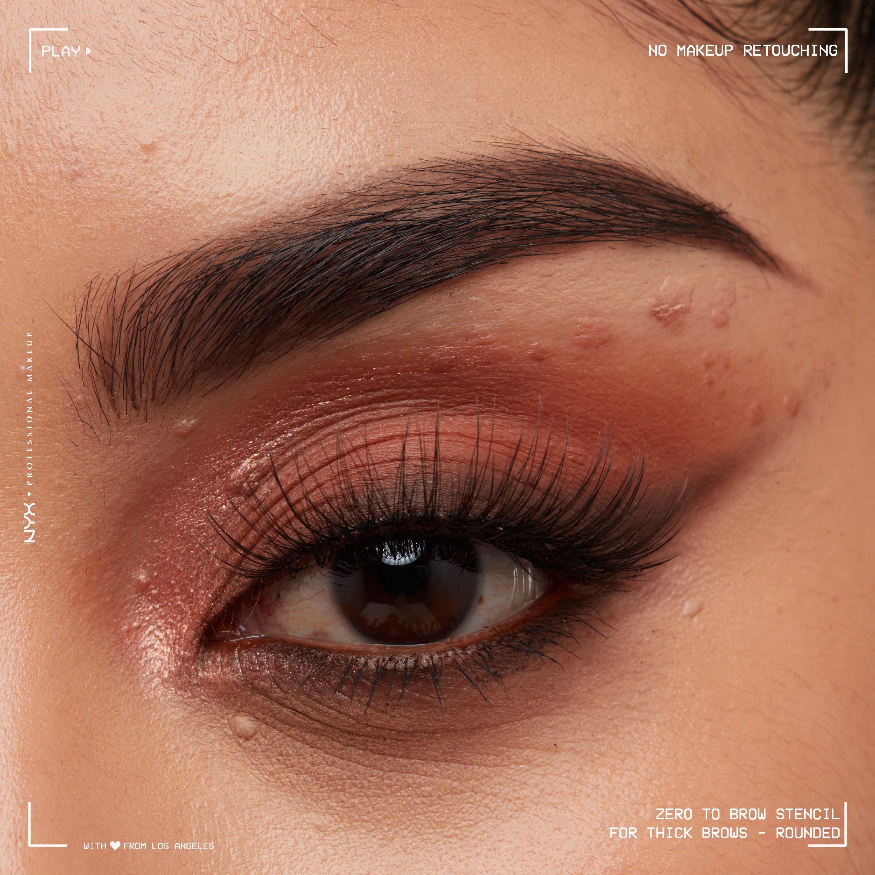 NYX PROFESSIONAL MAKEUP Zero to Brow Stencil Thick Brows (obrázok 10)