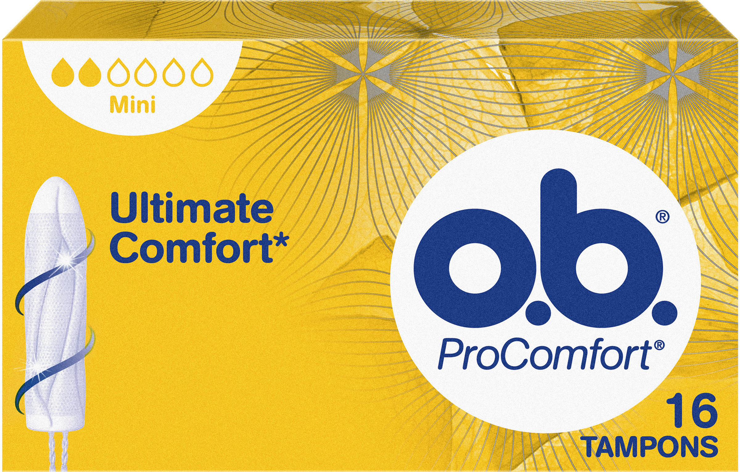 O.B. ProComfort Tampons 16-pack Mini