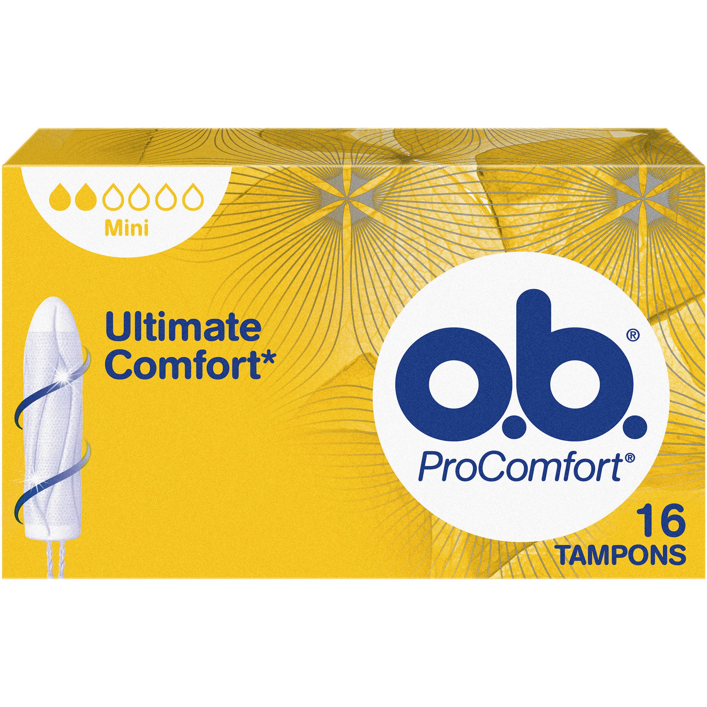 O.B. ProComfort Tampons 16-pack Mini