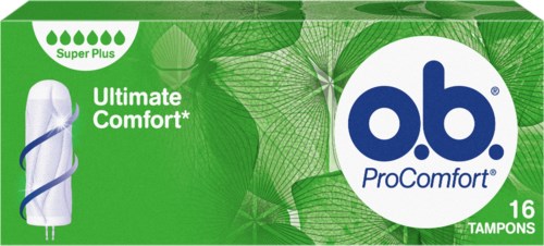 O.B. ProComfort Tampons 16-pack Super Plus
