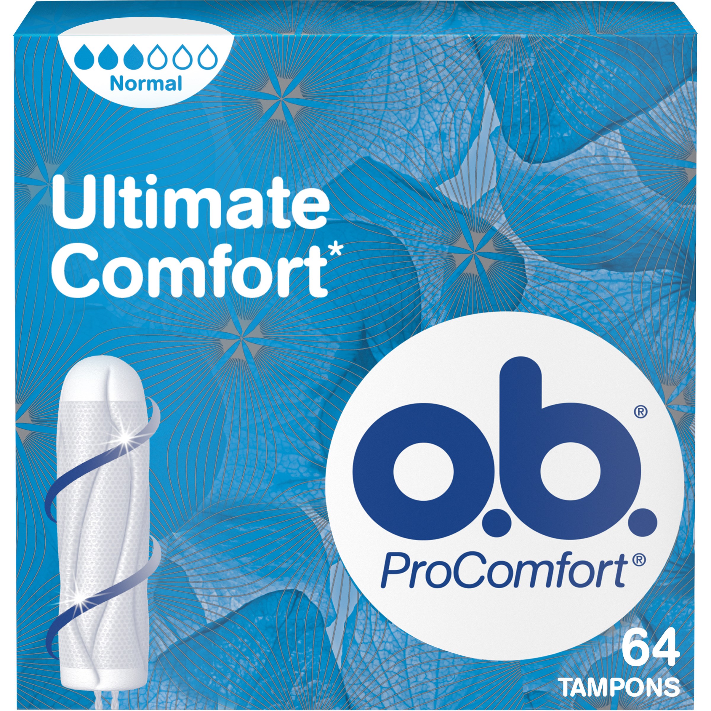 Läs mer om O.B. ProComfort Normal 64 pcs