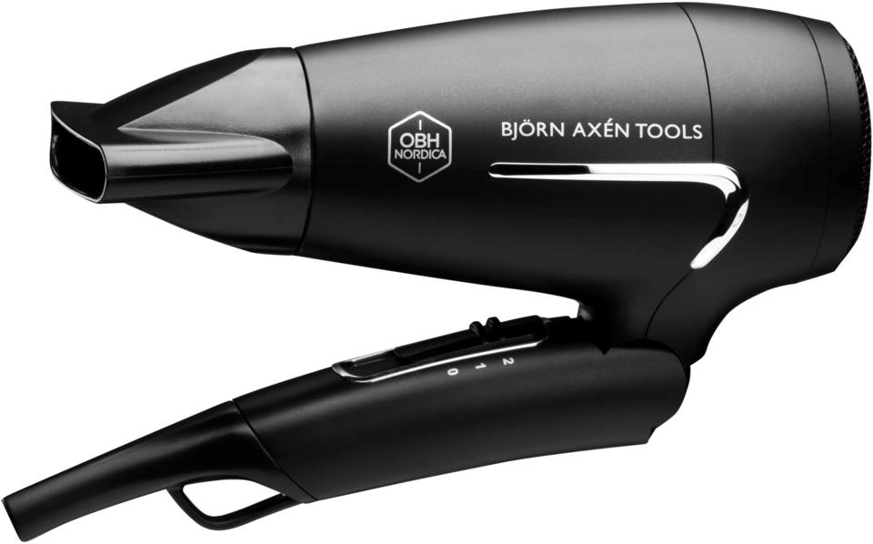 OBH Nordica Björn Axén Tools Flow Travel Hair Dryer Foldable 1200-1600 W