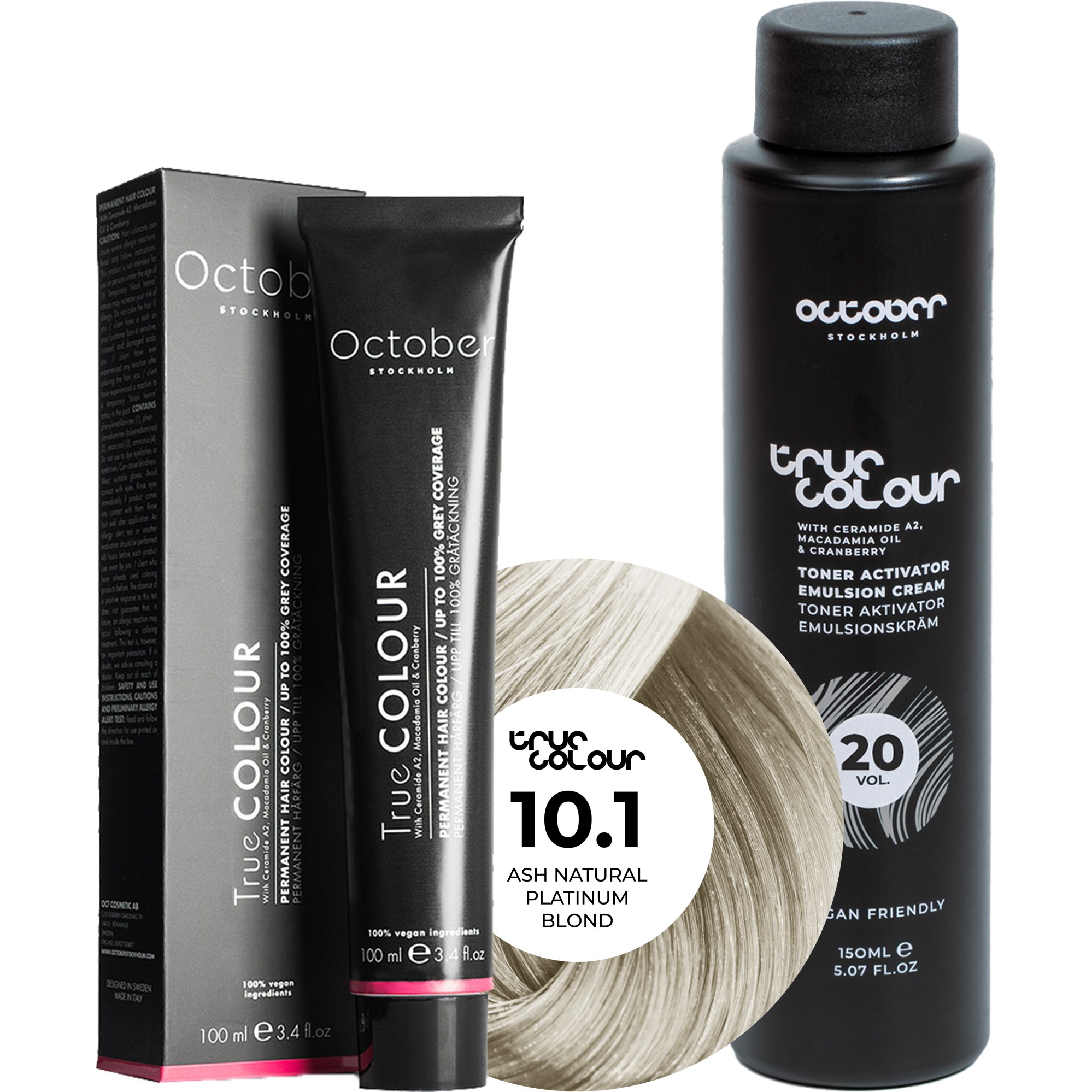 October Stockholm True Colour 20 Vol Colour Activator 150 ml & Co