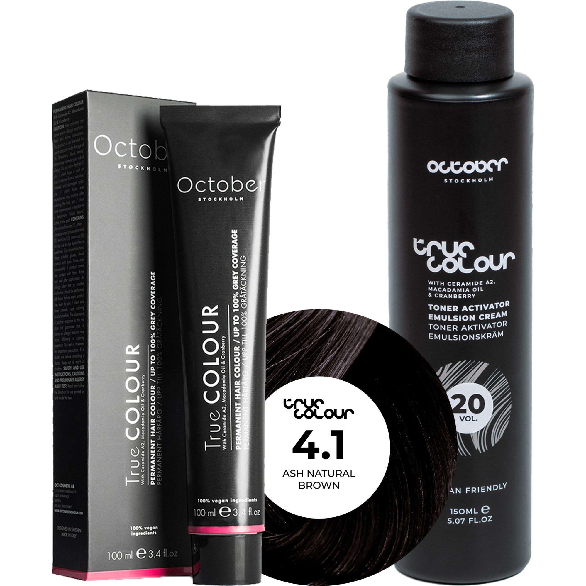 October Stockholm True Colour 20 Vol Colour Activator 150 ml & Co