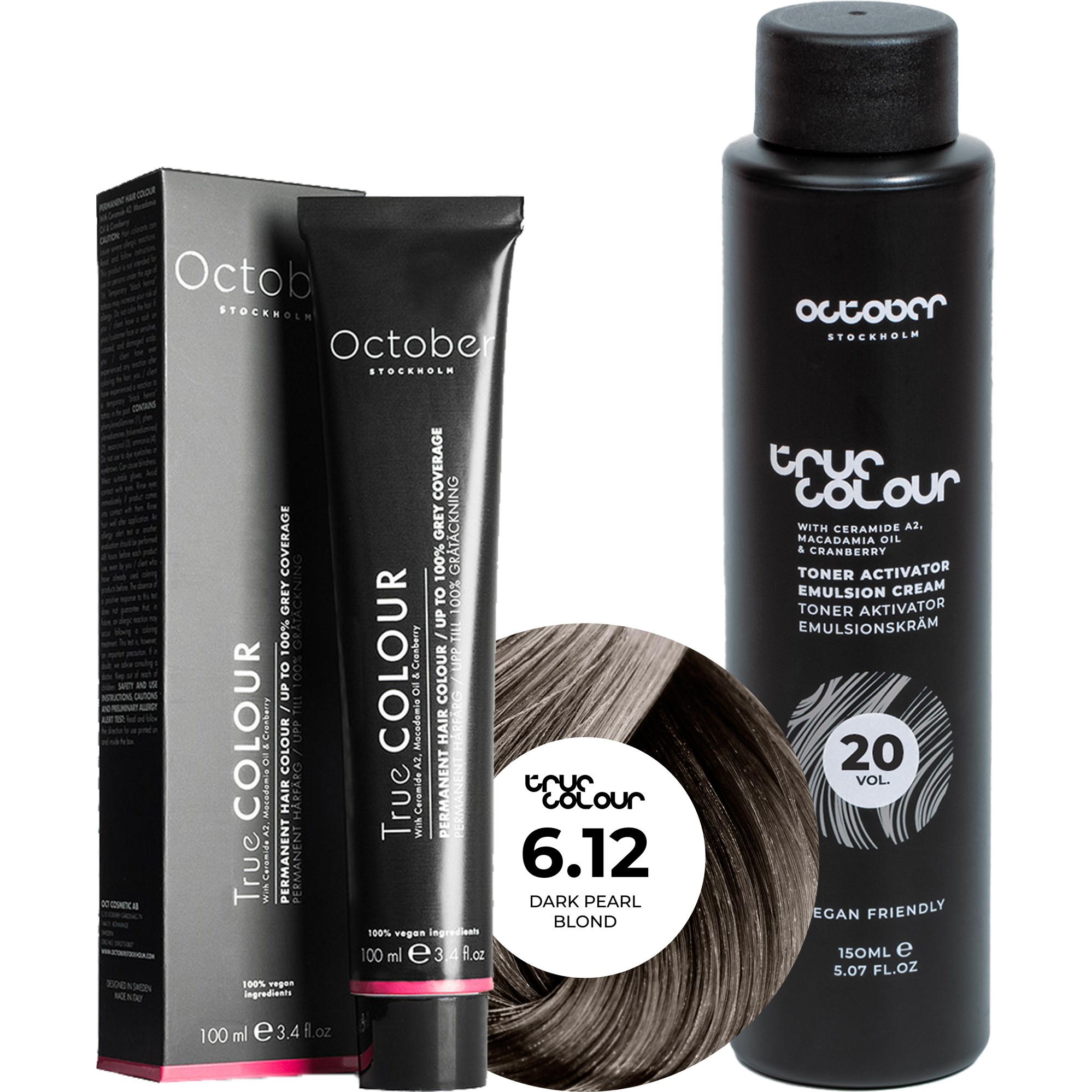 October Stockholm True Colour 20 Vol Colour Activator 150 ml & Co