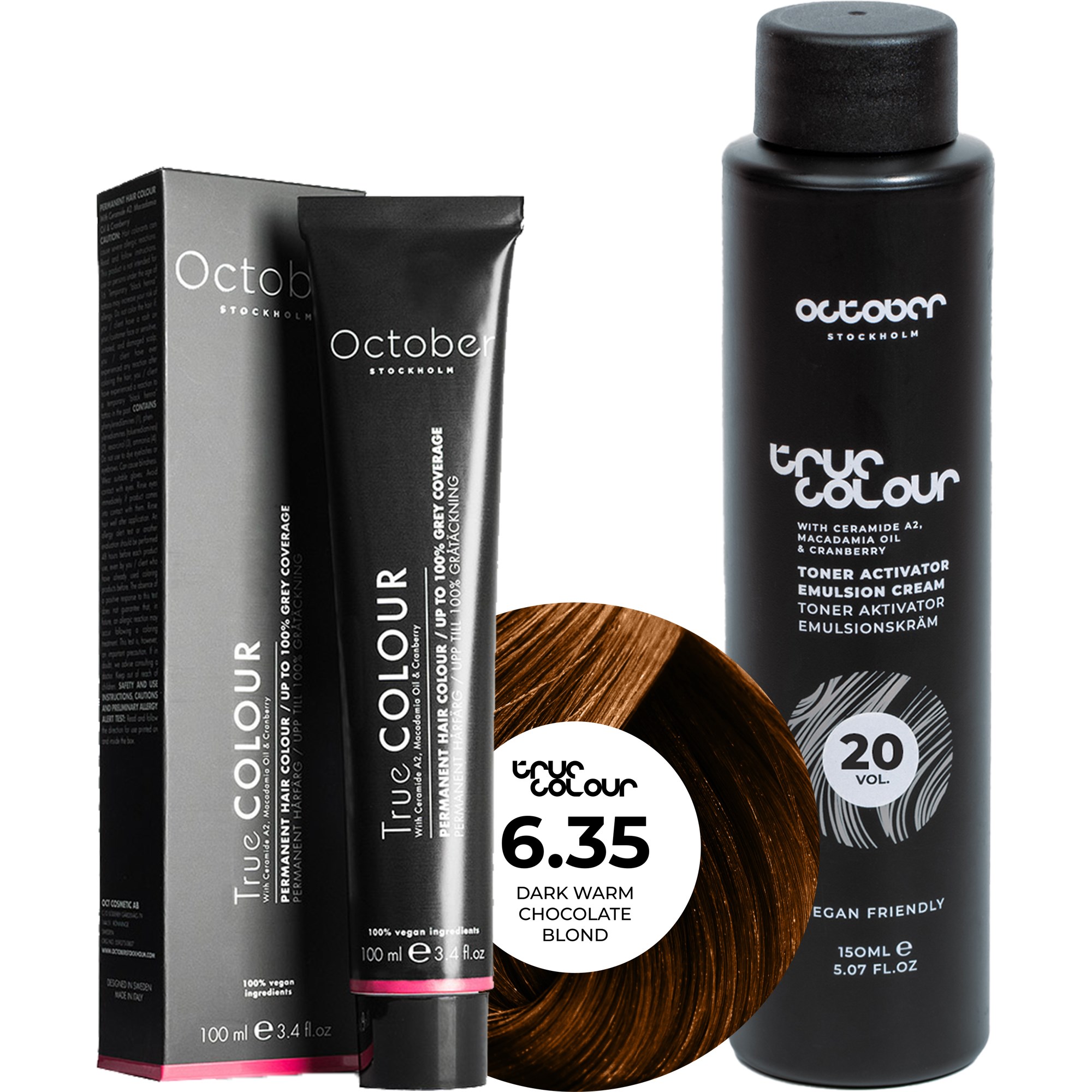 October Stockholm True Colour 20 Vol Colour Activator 150 ml & Co