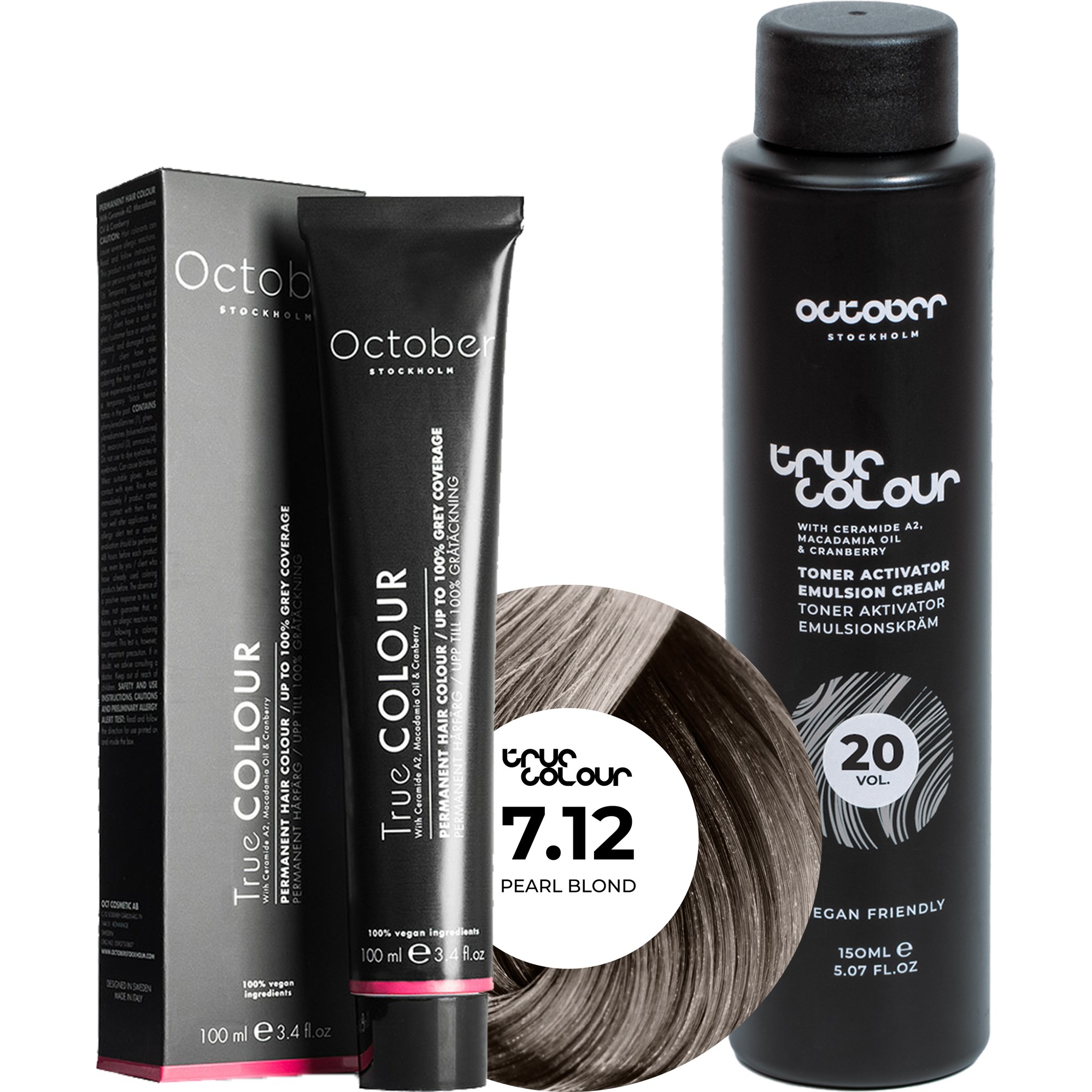 October Stockholm True Colour 20 Vol Colour Activator 150 ml & Co