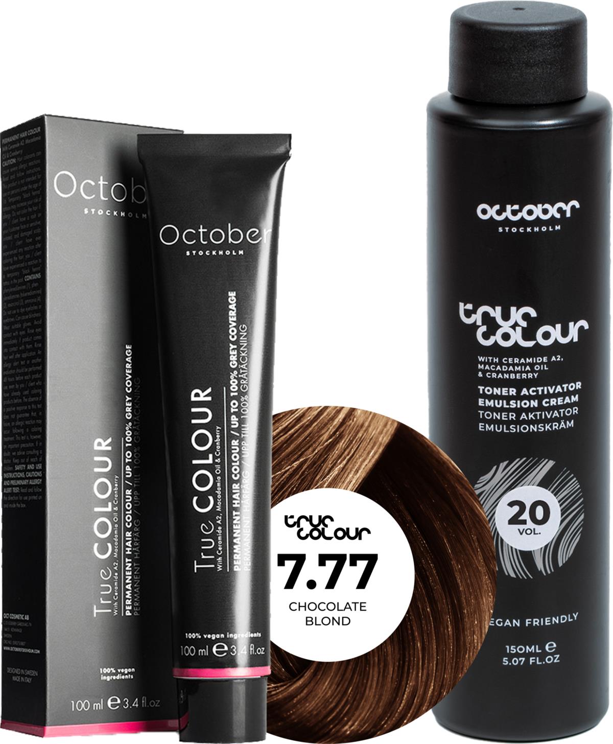 October Stockholm True Colour 20 Vol Colour Activator 150 ml & Colour ...