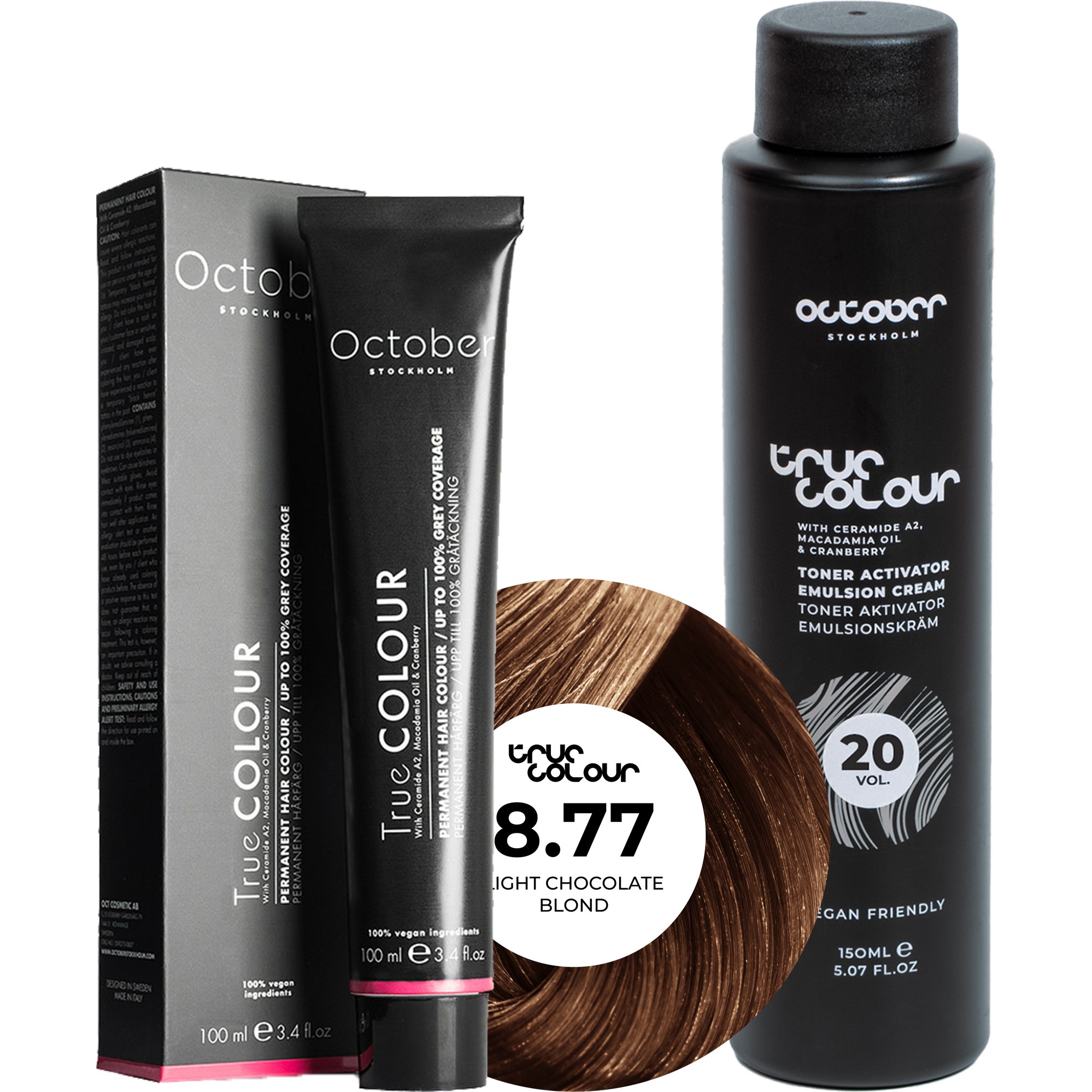 October Stockholm True Colour 20 Vol Colour Activator 150 ml & Co