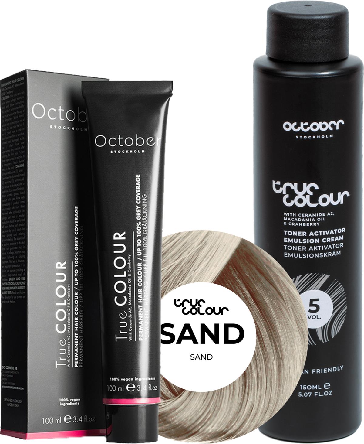 October Stockholm True Colour 5 Vol Colour Activator 150 ml & Colour ...