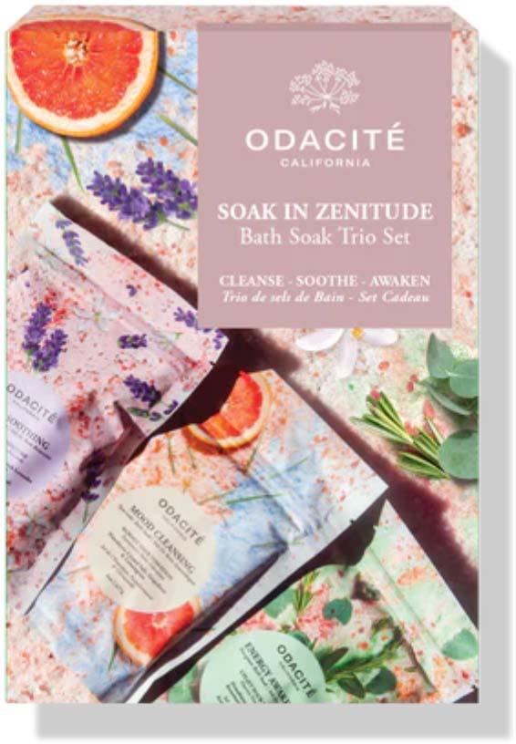 Odacite Soak in Zenitude Bath Soak Trio