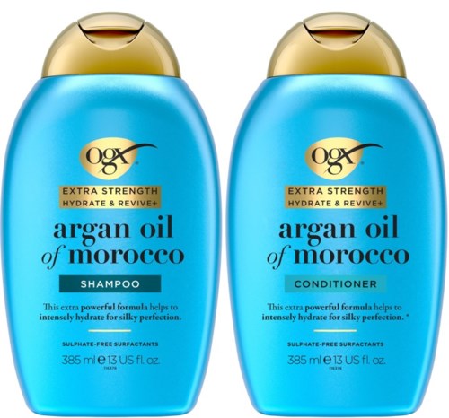 Ogx Hydrate & Revive Argan Oil of Morocco Shampoo 385 ml + Conditioner 385 ml